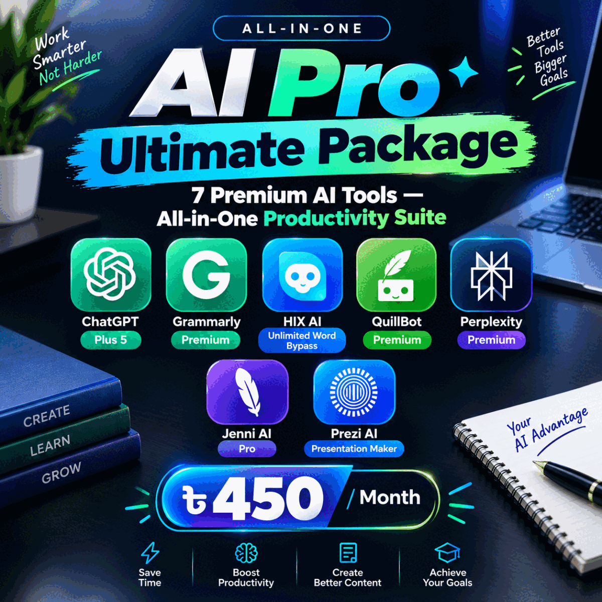 Deep Research Package 7 Premium Tool -Perfect for Writers & Researcher